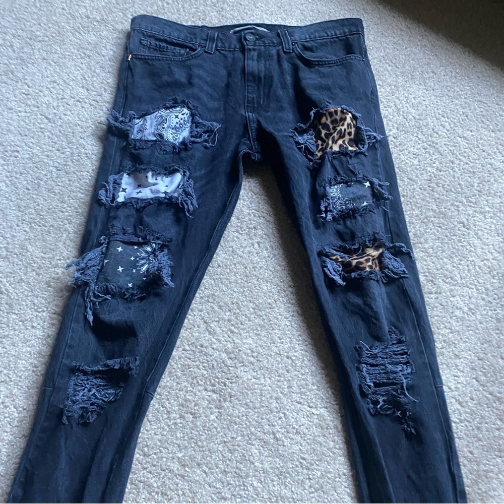 Shredder Motorcycle, Skinny Jean Denim